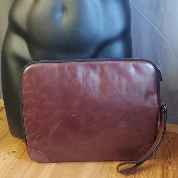 Zars Man Leather Envelope Clutch